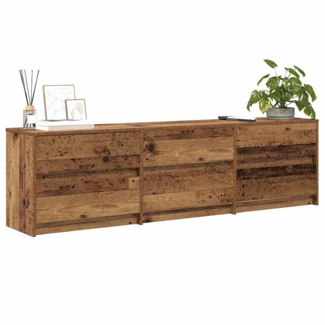 Berkfield Home TV Cabinet Other Old wood Engineered wood & Particle board in Brown - image 1