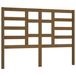 Berkfield Home Bed Headboard Honey Brown 166x4x104 cm Solid Wood Pine - Size: 166 x 4 x 104 cm - thumbnail 2