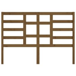 Berkfield Home Bed Headboard Honey Brown 166x4x104 cm Solid Wood Pine - Size: 166 x 4 x 104 cm - thumbnail 4