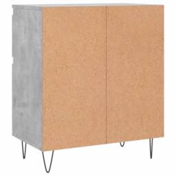 Berkfield Home Sideboard Concrete Grey 60x35x70 cm Engineered Wood - Size: 60 x 35 x 70 cm - thumbnail 8