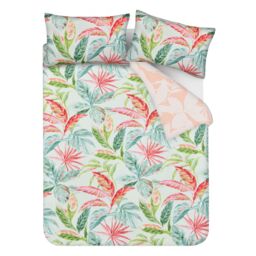 Smart Living Luxury Super Soft Reversible Exotic Palms Duvet Cover with Pillowcase - Size: Double - thumbnail 6