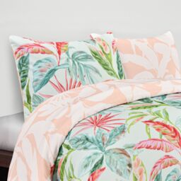 Smart Living Luxury Super Soft Reversible Exotic Palms Duvet Cover with Pillowcase - Size: Double - thumbnail 7