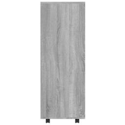 Berkfield Home Wardrobe Grey Sonoma 80x40x110 cm Engineered Wood - Size: 80 x 40 x 110 cm - thumbnail 6