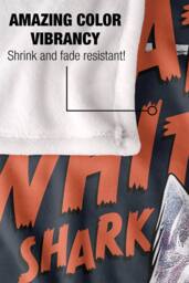 Warner Brothers Shark Week Television Series 152x127 cm Great White Soft Throw Blanket - thumbnail 4