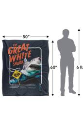 Warner Brothers Shark Week Television Series 152x127 cm Great White Soft Throw Blanket - thumbnail 5