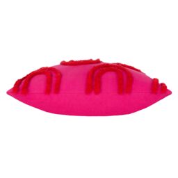 Heya Home Archie Abstract Tufted Cushion in Pink - Size: 45 cm x 45 cm - thumbnail 3