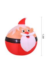Living and Home 1.2M Christmas Inflatables Lights Santa Claus in Red - thumbnail 6