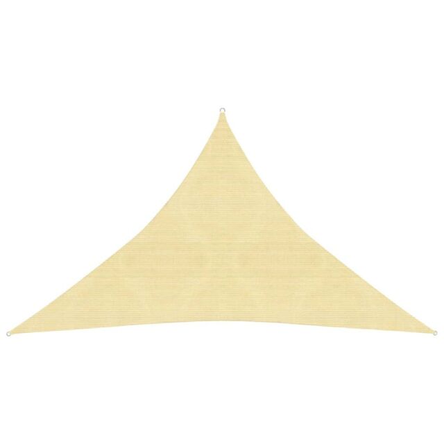 Berkfield Home Sunshade Sail 160 g/m ² Beige 5x5x6 m HDPE - image 1