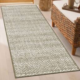 runrug Carpet Runner Rug - Indoor/Outdoor, Reversible, 2mm - 'Sauvignon' in Cream - Size: 70 cm x 420 cm - thumbnail 3