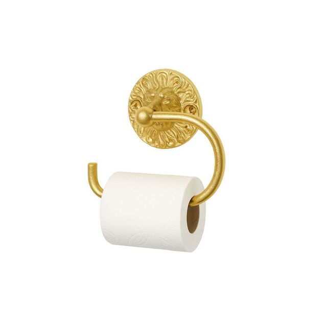 Melody Maison Luxe Gold Toilet Roll Holder 17cm X 16cm - Size: 17 cm X 16 cm - image 1