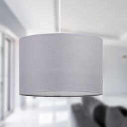 First Choice Lighting Dark Grey 25cm Ceiling Light Shade - thumbnail 2