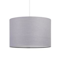 First Choice Lighting Dark Grey 25cm Ceiling Light Shade - thumbnail 1