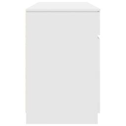 Berkfield Home White Desk White 140x49x76 cm Engineered Wood - Size: 140 x 49 x 76 cm - thumbnail 8