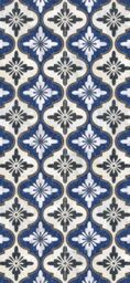 Artsy Mats Maroc Blue Vinyl Floor Mat 67x145cm - Size: Medium - thumbnail 2
