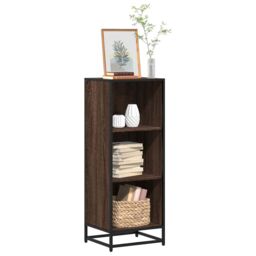 Berkfield Home Book Cabinet Brown Oak 40x35x107.5 cm Engineered Wood - thumbnail 1