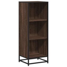 Berkfield Home Book Cabinet Brown Oak 40x35x107.5 cm Engineered Wood - thumbnail 2