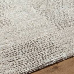 Livabliss Masterpiece-Modern Beige Grey Graphic Fringe Living Dining Bedroom Rug - Size: 200 cm x 290 cm - thumbnail 8