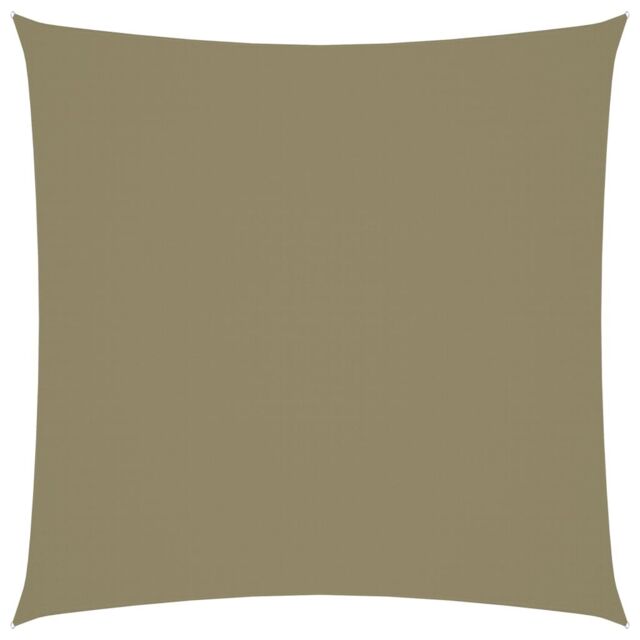 Berkfield Home Sunshade Sail Oxford Fabric Square 4x4 m Beige - image 1