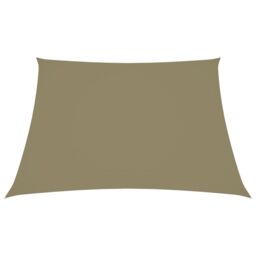 Berkfield Home Sunshade Sail Oxford Fabric Square 4x4 m Beige - thumbnail 2