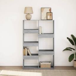 Berkfield Home Bookcase Grey Sonoma 100x33x155.5 cm Engineered Wood - thumbnail 3