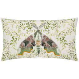 Evans Lichfield Shugborough Moth Traditional Polyester Filled Cushion - Size: 30 cm x 50 cm - thumbnail 1