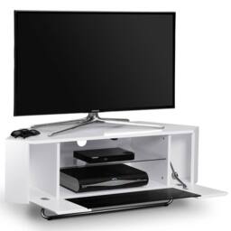 Centurion Supports HAMPSHIRE Corner-Friendly TV Stand with Remote Friendly Door TV Unit - thumbnail 3