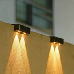 Obasyhig Style 1 Solar-Powered Outdoor Garden Spotlights in Black - thumbnail 1
