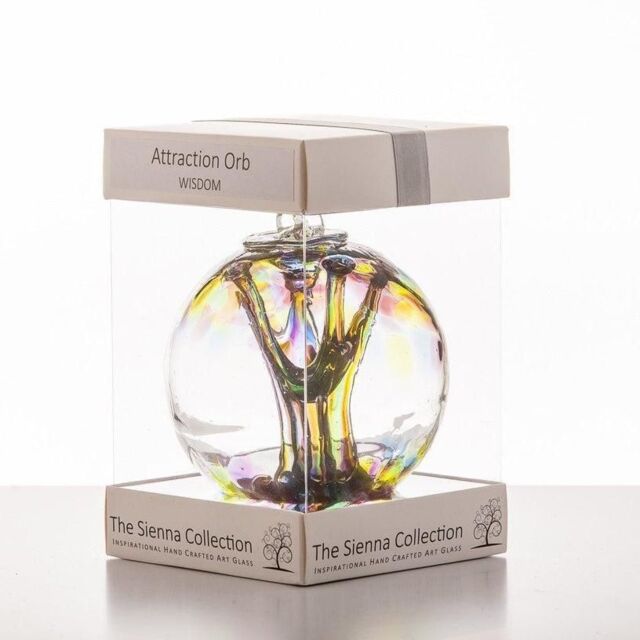 Sienna Glass Attraction Orb Wisdom in Purple - image 1