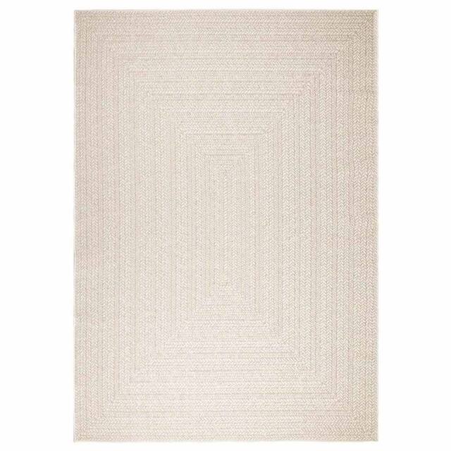 Berkfield Home Rug ZIZUR Cream 200x290 cm Jute Look Indoor & Outdoor - Size: Medium - image 1