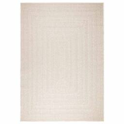 Berkfield Home Rug ZIZUR Cream 200x290 cm Jute Look Indoor & Outdoor - Size: Medium - thumbnail 1