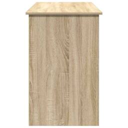 Berkfield Home Decorative Desk Sonoma Oak 102x50x75 cm Engineered Wood in Light Brown - Size: 102 x 50 x 75 cm - thumbnail 6