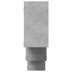 Berkfield Home Wall Shelf Concrete Grey 159x18x66 cm Engineered Wood - Size: 159 x 18 x 66 cm - thumbnail 5