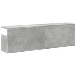 Berkfield Home Wall Cabinet 100x20x30 cm Concrete Grey Engineered Wood - Size: 100 x 20 x 30 cm - thumbnail 6