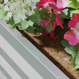 VOGREX Set of 2 Raised Garden Bed Galvanised Planter Box in Grey - thumbnail 5