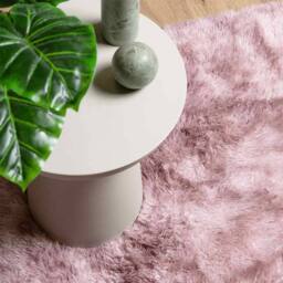 Berkfield Home Shaggy Rug High Pile NAVARRA Dusty Pink 130x200 cm Polyester - Size: Medium - thumbnail 8