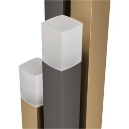 Loops 2 PACK Stylish Black, Brown, & Gold Table Lamp for Indoor Home Decor - thumbnail 4