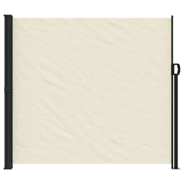 Berkfield Home Retractable Side Awning Cream180x600 cm in Cream - Size: 180x600 cm - image 1