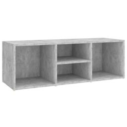 Berkfield Home Shoe Storage Bench Concrete Grey 105x35x35 cm Engineered Wood - Size: 105 x 35 x 35 cm - thumbnail 2