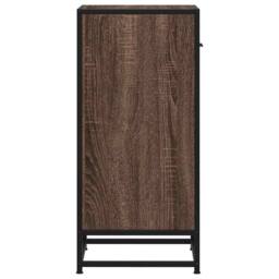 Berkfield Home Sideboard Brown Oak 35.5x35x76 cm Engineered Wood & Metal - thumbnail 6