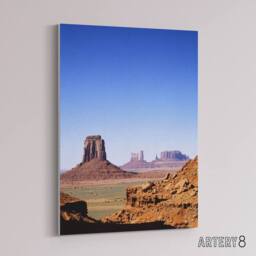 "Artery8 Monument Valley Arizona Carol M Highsmith Canvas Wall Art Print in Blue - Size: W12"" x H16""" - thumbnail 2