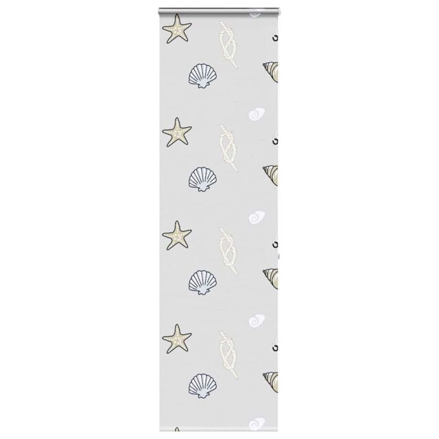 Berkfield Home Shower Roller Blind with Cassette 60x240 cm Fabric Width 56 cm in Black - image 1