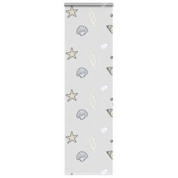 Berkfield Home Shower Roller Blind with Cassette 60x240 cm Fabric Width 56 cm in Black - thumbnail 1