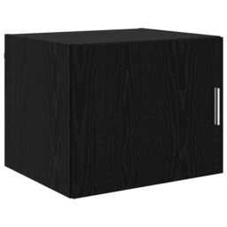 Berkfield Home Wall Cabinet Black oak 50 x 42.5 x 40 cm Engineered wood - thumbnail 2