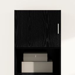 Berkfield Home Wall Cabinet Black oak 50 x 42.5 x 40 cm Engineered wood - thumbnail 4