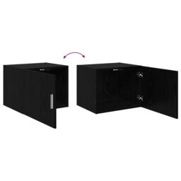 Berkfield Home Wall Cabinet Black oak 50 x 42.5 x 40 cm Engineered wood - thumbnail 9