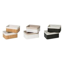 Orsina Set Of Two Kankyo Bamboo Storage Boxes in Natural - thumbnail 5