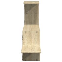 Berkfield Home Wall Shelf Sonoma Oak 104x15x49 cm Engineered Wood in Brown - Size: 104 x 15 x 49 cm - thumbnail 5