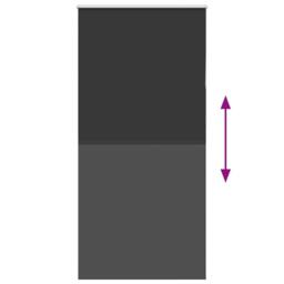Berkfield Home Roller Blind Blackout Black 95x210 cm Fabric Width 90.7 cm Polyester - thumbnail 5