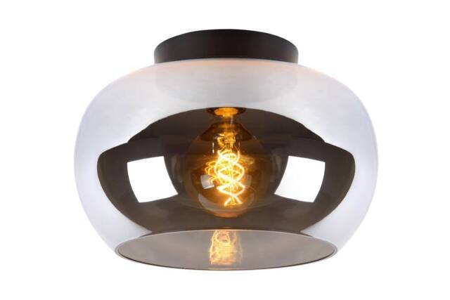 Lucide 'JUDI' Dimmable Stylish Indoor Rotatable Flush Ceiling Light 1xE27 in Grey - image 1