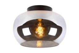 Lucide 'JUDI' Dimmable Stylish Indoor Rotatable Flush Ceiling Light 1xE27 in Grey - thumbnail 1